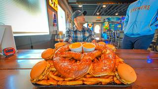This GIANT Pretzel Challenge with Over 6 Pounds of Fries Has Been FAILED By Hundreds! screenshot 4