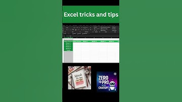 Excel Hack: Rearrange Your Data Instantly! #excel  #shortsvideo shorts