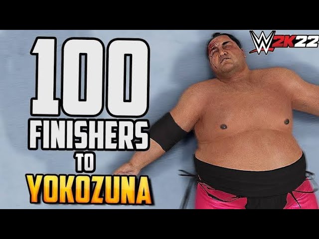 Yokozuna finisher in WWE 2K22. #gaming #wwe2k22