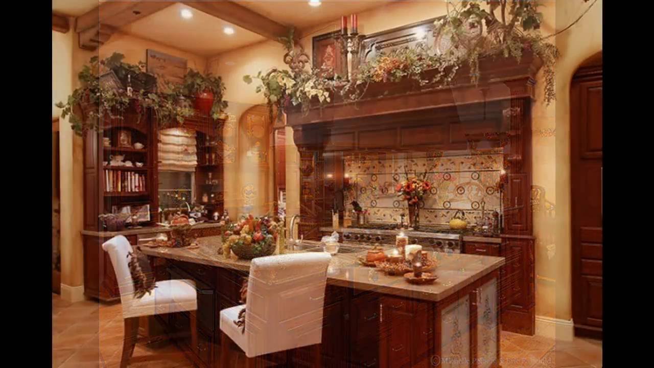 Ideas de decoración para la cocina de la Toscana - YouTube