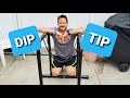 DIP TIP (DIPS FOR BEGINNERS) Assisted Dips