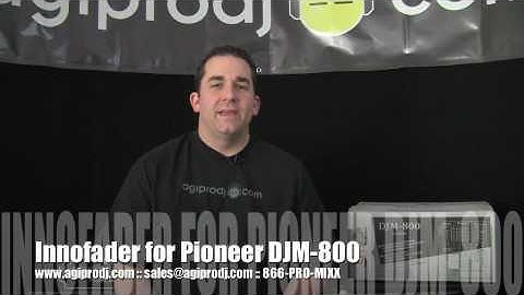 Audio Innovate Innofader for Pioneer DJM-800 from agiprodj.com