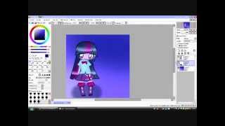 Human Twilight Sparkle Chibi Speedpaint