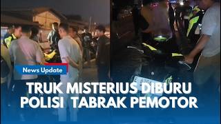 POLISI BURU TRUK Misterius Usai Tabrak Pemotor hingga Tewas di Fly Over Pegambiran Cirebon