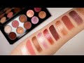 Pat McGrath Labs Mothership XI Eyeshadow Palette: Sunlit Seduction Palette Finger &amp; Brush Swatches