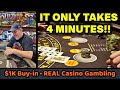 Unbelievable 4 minutes of blackjack in a las vegas casino