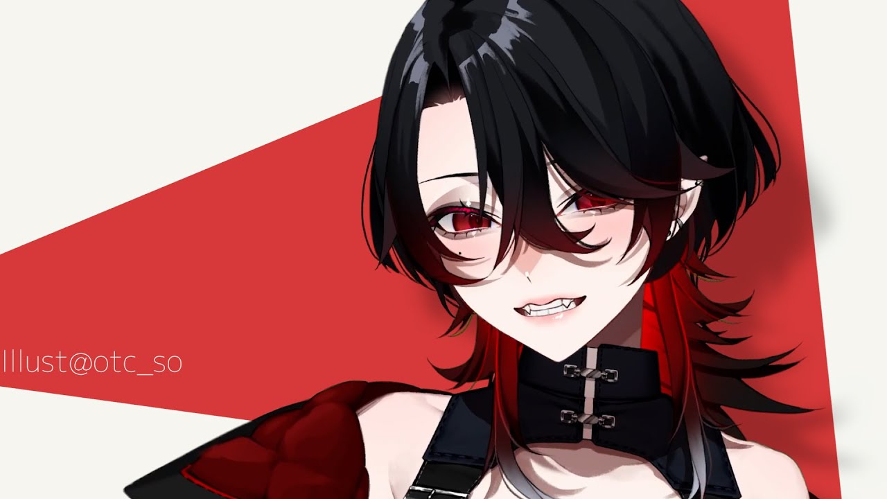 Live2D Showcase】vtuber/悪魔 /牙/表情豊か/サラサラな髪の毛/立体感
