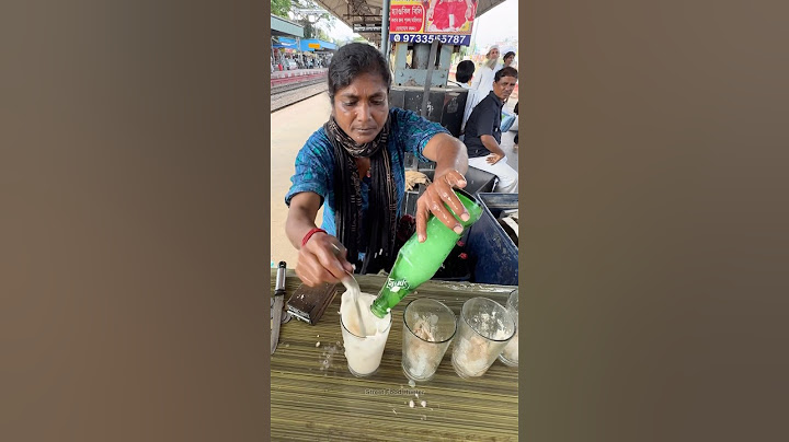 Hardworking Lady Sells Fresh Rocket Soda