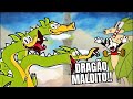 Tentei passar o CUPHEAD sem sofrer MAS O DRAGÃO NAO DEIXOU!!