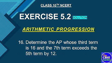 Class 10 chapter 5 Exercise 5.2  Q.16 NCERT solutions ||Arithmetic Progression ||AP ||class 10 maths
