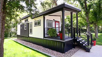 Her Modern Tiny House is GORGEOUS - Parked in a Tiny House Village