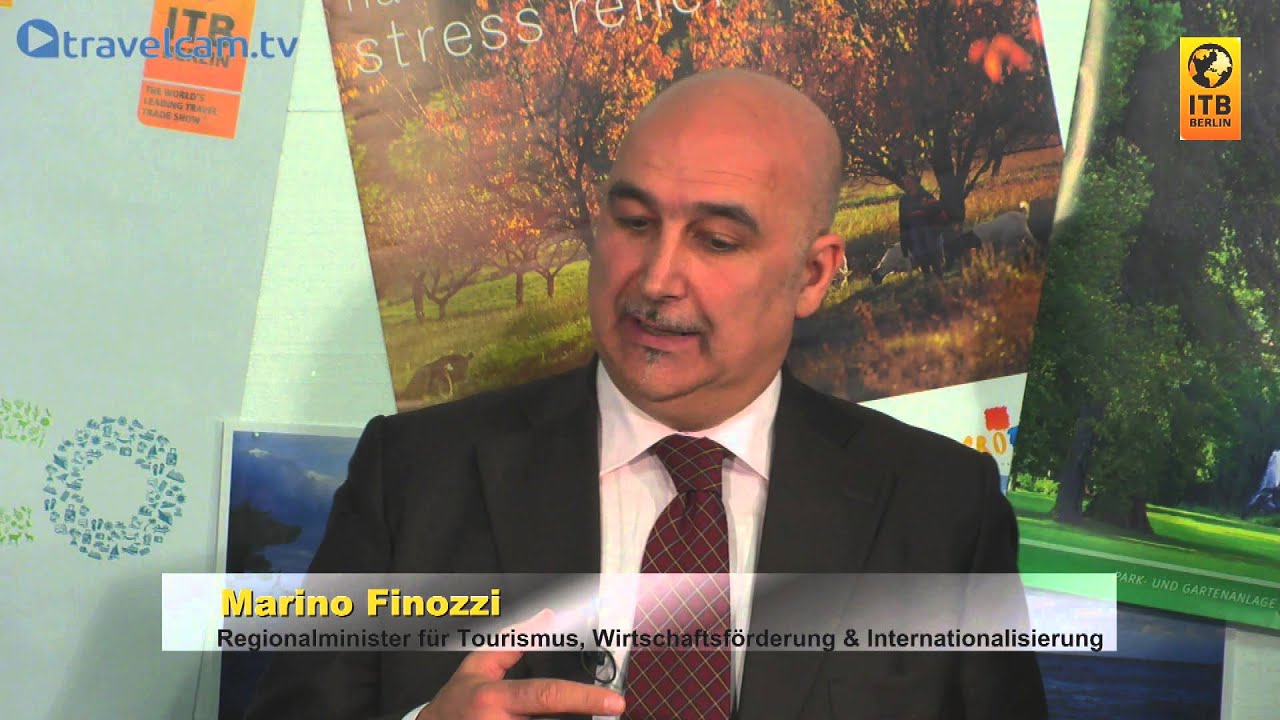 ITB Berlin 2014 | Marino Finozzi (Regionalminister für Tourismus Veneto Region) bei travelcam.tv