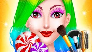 Cute girl 🍡candy makeover , dressup and spa game #gameforgirls #makeovergame #makeupgame screenshot 4