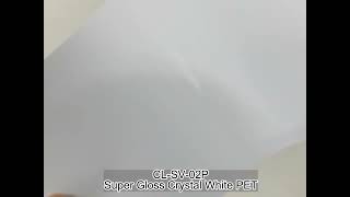 Carlike Cl-Sv-02P Super Gloss Crystal White Pet Air Release Paper