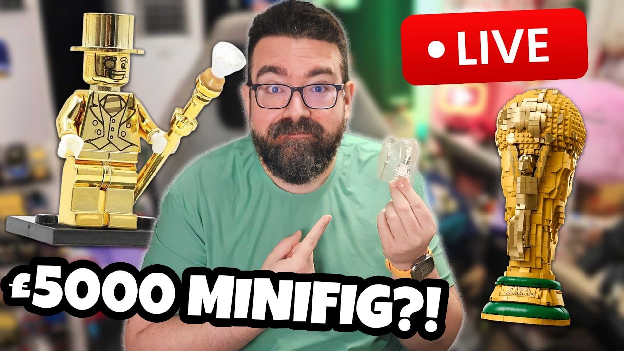 Building LEGO With a £5,000 Minifigure Watching…