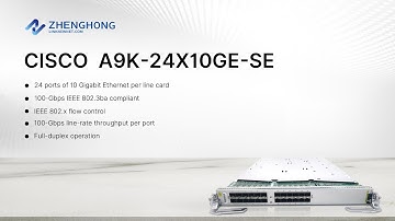 Cisco ASR 9000 Series A9K-24X10GE-SE Display (On sales)