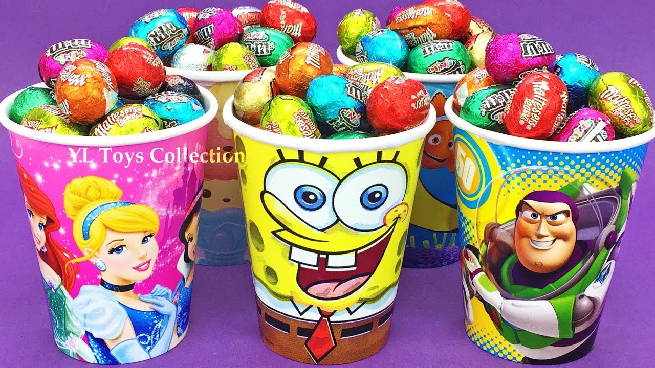 Speckled Eggs Surprise Cups Princess Spongebob Toy Story Num Noms