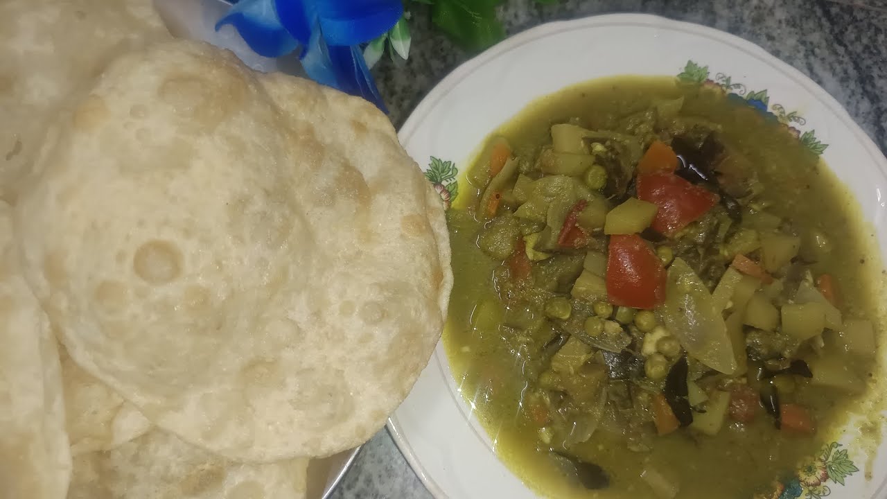 Sunday rutin vlog sag aur Puri mere style me 