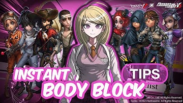 INSTANT BODY BLOCK TIPS + How to use your CAMERA ANGLE correctly Identity V Journalist S Skin