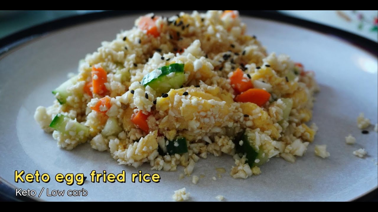 Keto egg fried rice 生酮蛋炒饭 YouTube