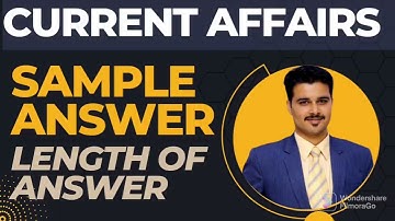 Sample Answer for CSS/PMS | How to write answer in Current Affairs | Paper Attempting Techniques