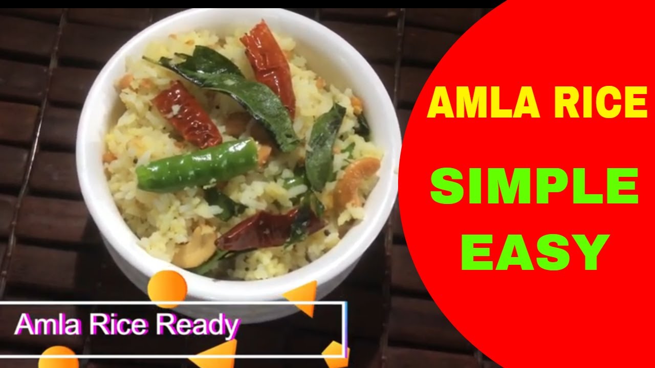 Amla Rice Recipe Video Witty Cooking YouTube