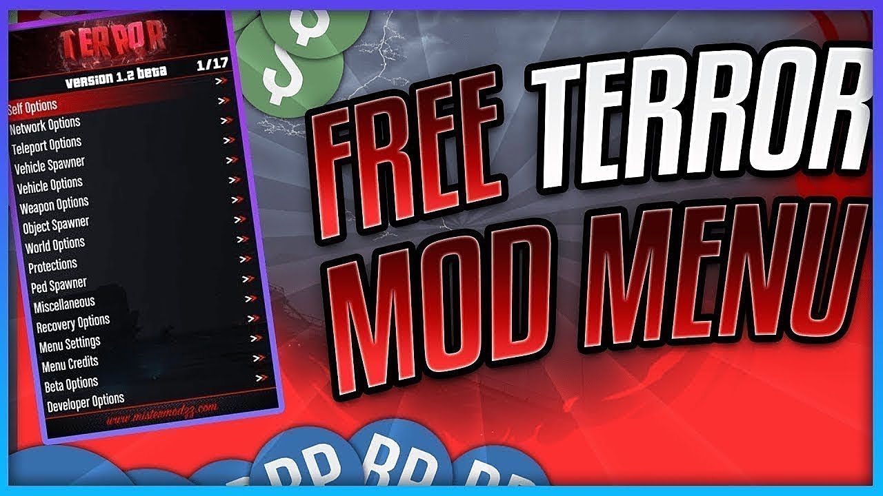 GTA 5 ONLINE MOD MENU | TERROR MOD MENU | FOR PC | FREE DOWNLOAD 2022