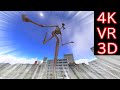 【MMD VR180】Siren Head Sprint (サイレンヘッド 疾走)