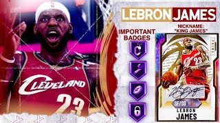 *PRIME* GALAXY OPAL LEBRON JAMES GAMEPLAY! A GOAT TIER LEVEL CARD IN NBA 2k20 MyTEAM