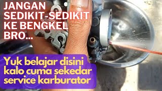 Service Karburator vakum motor Satria F150 | setting karbu vakum