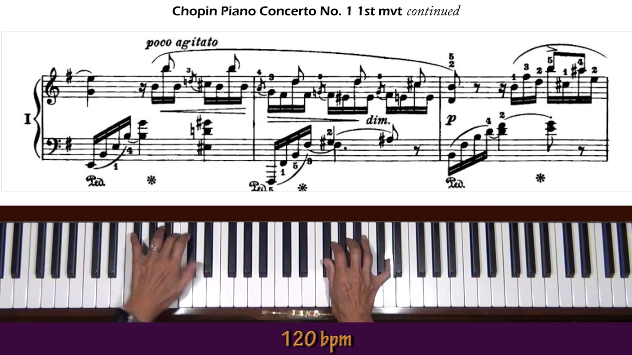 Chopin Piano Concerto No. 1 in E minor, Op. 11 Allegro maestoso ...