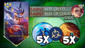 MOONTON THANKS FOR NEW CLINT ONE SHOT BUFFED CRIT BUILD! | CLINT NEW BEST BUILD 2025!