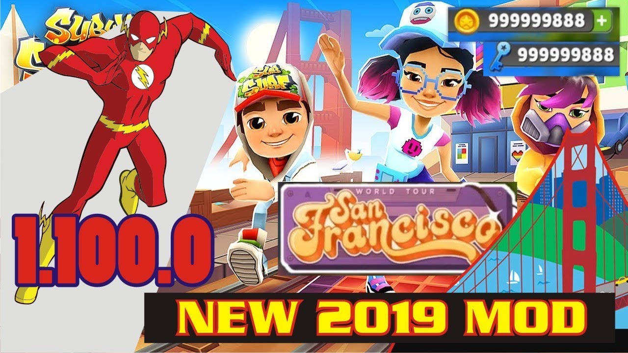 1.100.0 Subway Surfers Hack San Francisco 2019 MOD APK Endless