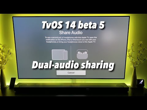 TvOS 14 beta 5 - How to enable dual-audio sharing