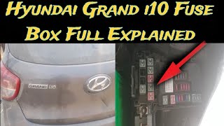 Hyundai Grand i10 🤯 Fuse Box Full Explained |👍 i 10 Fuse Box #fuse #i10 #hyundai