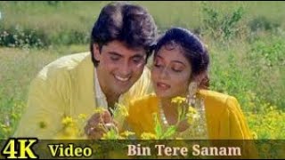 BIN TERE SANAM 4K KARAOKE I UDIT NARAYAN I KAVITA KRISHNAMURTHY