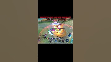 Perfecto Karina 1v5 Savage?! #heatermage #mlbb #shorts #mlbbcreator