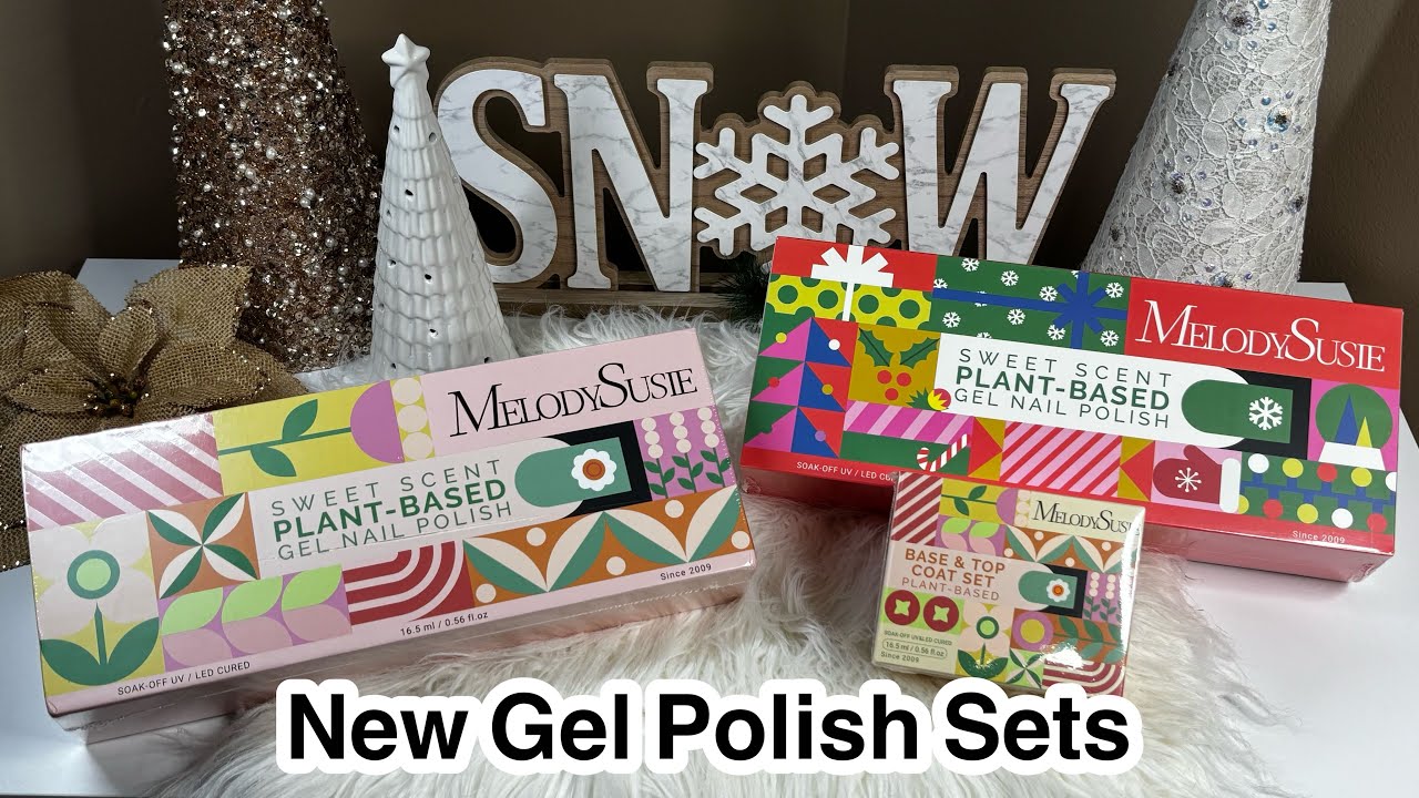 НОВЫЕ НАБОРЫ ГЕЛЬ-ЛАКОВ НА РАСТИТЕЛЬНОЙ ОСНОВЕ ОТ MELODYSUSIE / Гипоаллергенный гель-лак для ногтей