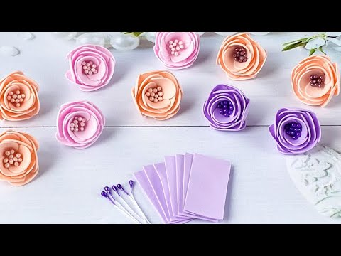 Цветы из фоамирана