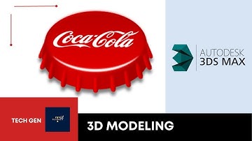 CocaCola Cap 3D modeling in 3Ds max |Easy 3D model Free Tutorial
