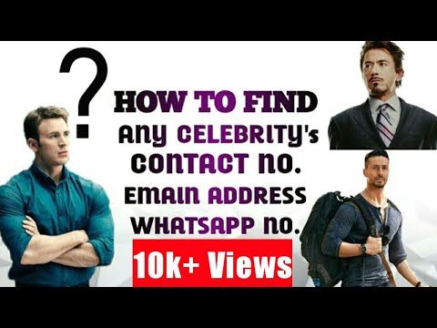 Video: How To Find A Celebrity's Phone Number