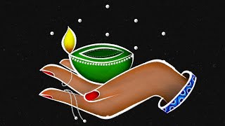 Karthigai Deepam Rani Simple Festival Muggulu 53 Dots Karthigai Deepam Easy Vilakku Kolam