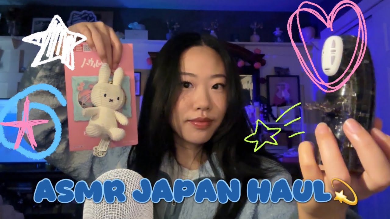 ASMR souvenirs from Japan!! Tingly close up whispers💫