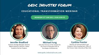 GEDC Industry Forum Webinar Series: Micro Credentials for Macro Learning