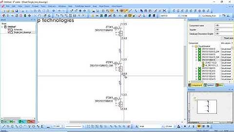 Easy creation of Single Line Drawings Using Zuken E3 series & transfering the logic to Schematic