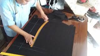 Tutorial memotong jasket part 2 ANWAR TAILOR