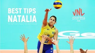 Best Volleyball TIPS by NATALIA PEREIRA | Women's VNL 2019