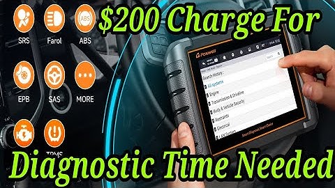 Mechanic explain why it cost $200 to diagnose this problem.