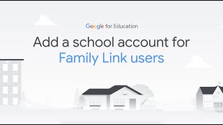 Using Family Link with a school account on a Chromebook