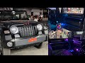 Modified Mahindra Thar | Premium Ambient lighting for new Thar | Led Headlamp🔥